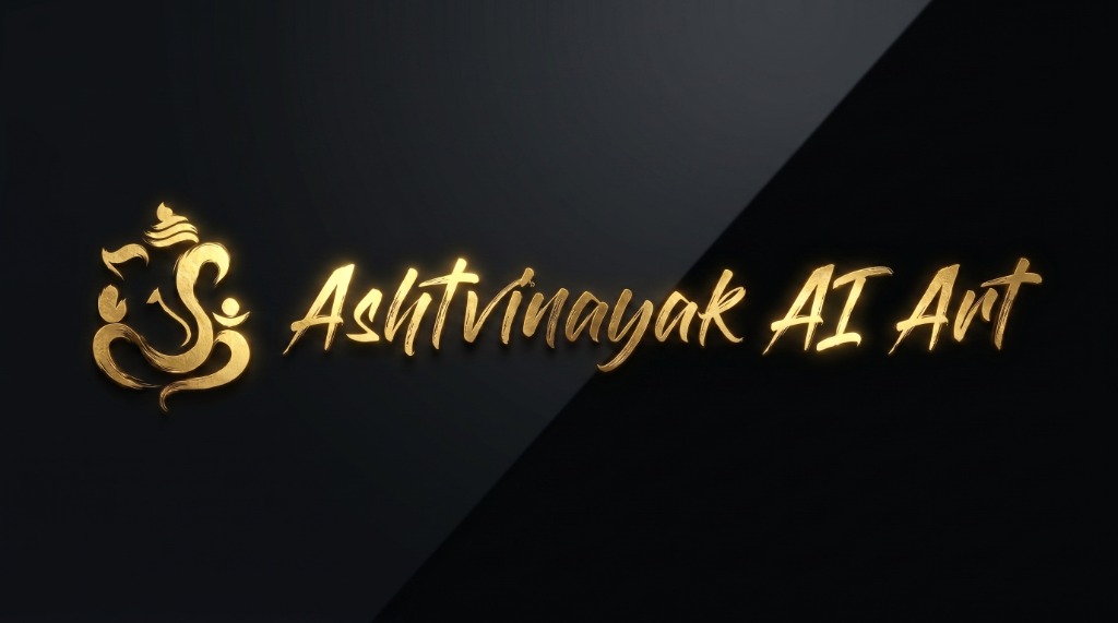 Ashtvinayak AI Art Logo