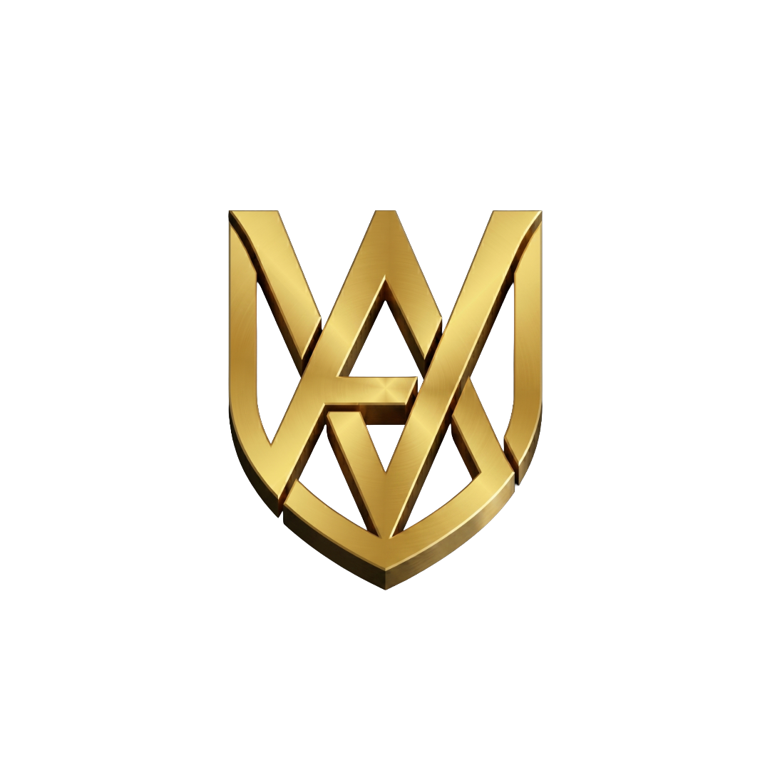 AV Geometric Elephant Logo